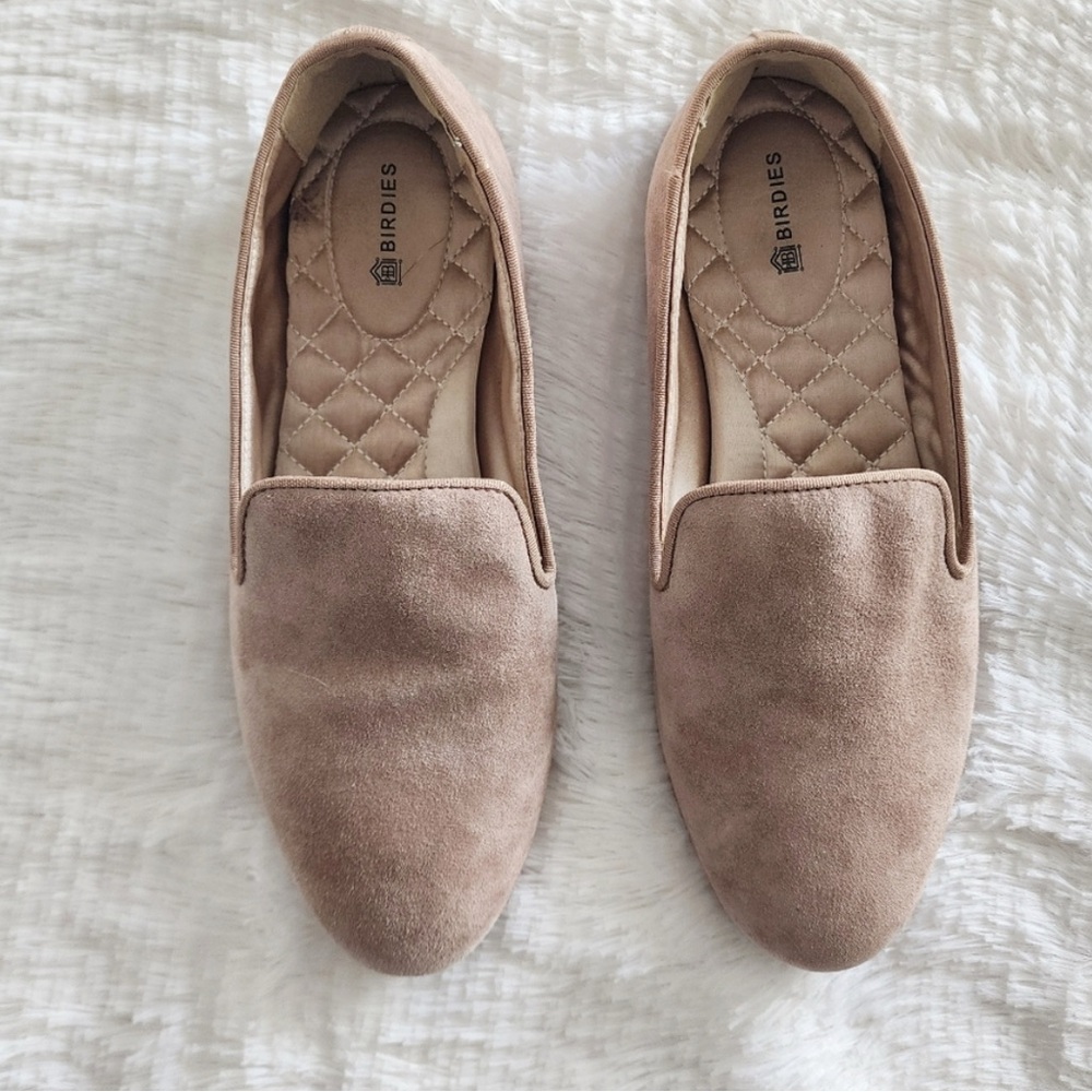 Birdies Women's Classic Brown Suede Flats